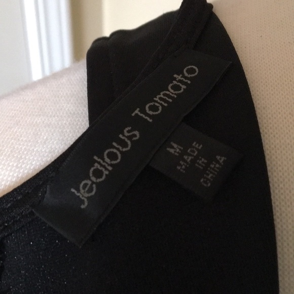 NWT JEALOUS TOMATO BLACK DRESS LEATHER COOPER MED - Picture 4 of 5